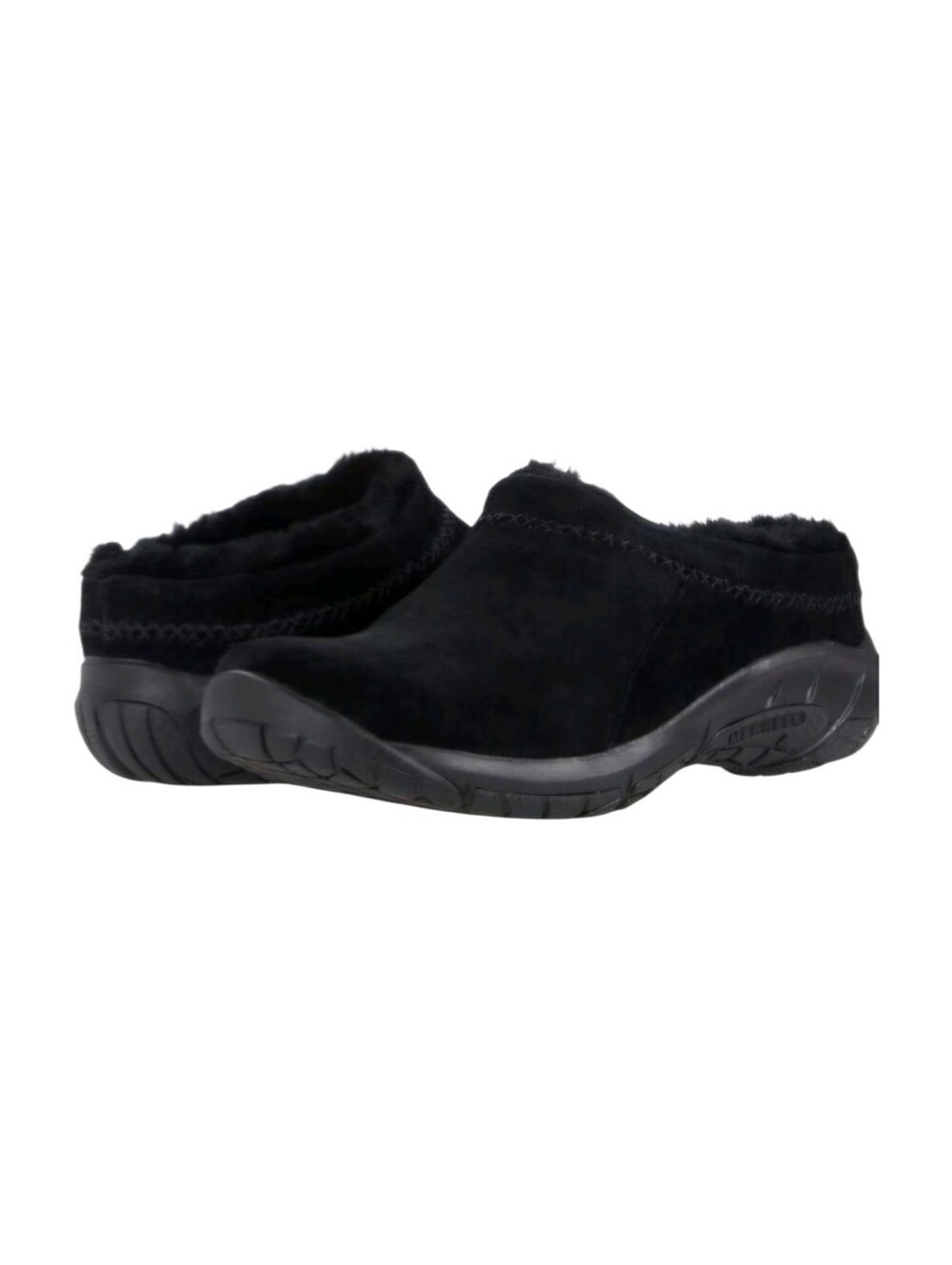 Merrell Encore Ice 4 Black Shoes Fur lined Slip on Clogs Women's Size 8